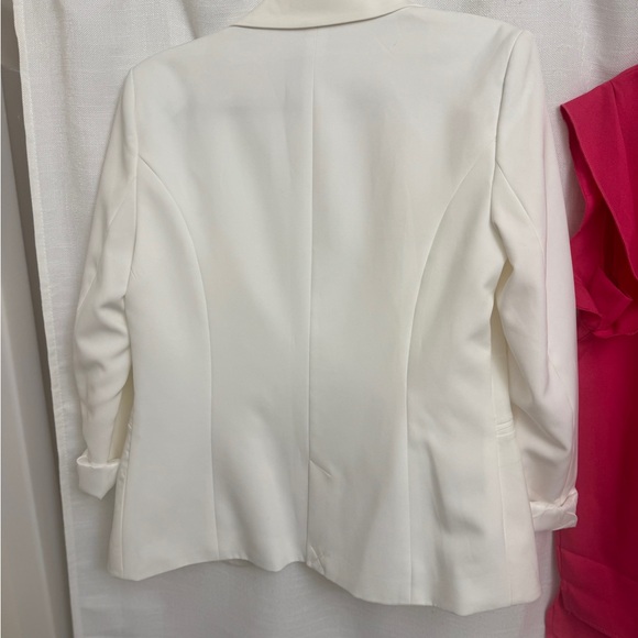 stradivarius White Blazer ✨ Two-Piece Power Pop Set – Size Large ✨ - Picture 14 of 16
